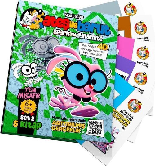 Ateş ile Barut Yeni Misafir Ar / (4D) Animasyonlu Kitap Set 2