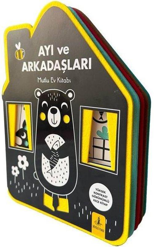 Ayı ve Arkadaşları Mutlu Ev Kitabı (Keçe Kitap)