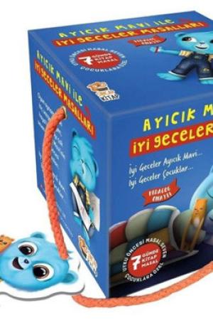 Ayıcık Mavi ile İyi Geceler Masalları Seti (7 Kitap)
