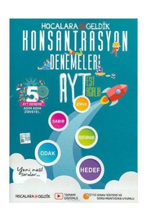 AYT Eşit Ağırlık Konsantrasyon 5'li Denemeleri