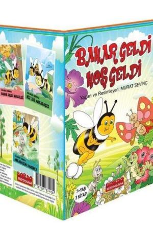 Bahar Geldi Hoş Geldi Bal Arısı Vızdık Serisi Renkli Resimli 3 Kitap Set (7+Yaş)