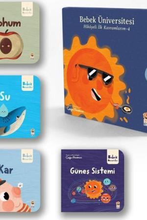 Bebek Üniversitesi / Hikayeli İlk Kavramlarım 4 (4 Kitap Set)