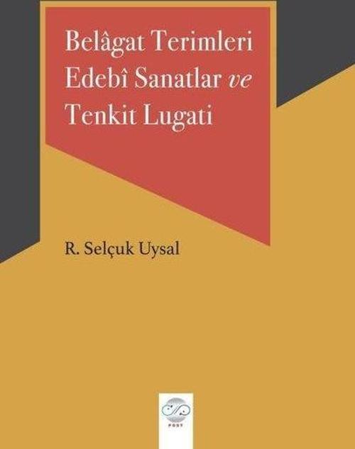 Belagat Terimleri Edebi Sanatlar ve Tenkit Lugati