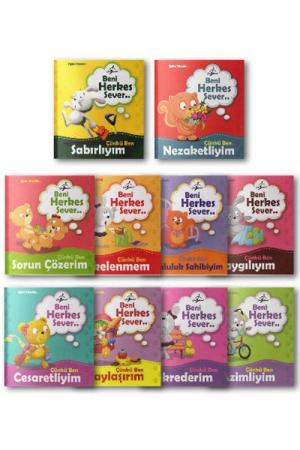 Beni Herkes Sever Aktiviteli Değeler Eğitimi Serisi (10 Kitap)