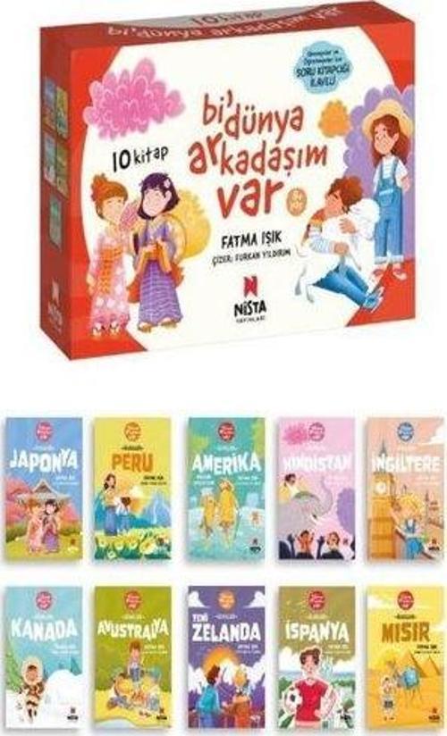Bi’ Dünya Arkadaşım Var (10 Kitap+Soru Kitapçığı)