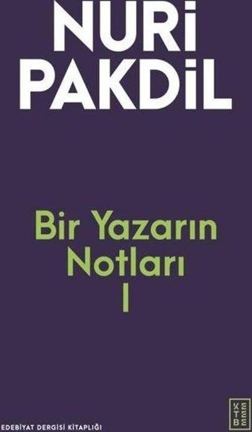 Bir Yazarın Notları 1