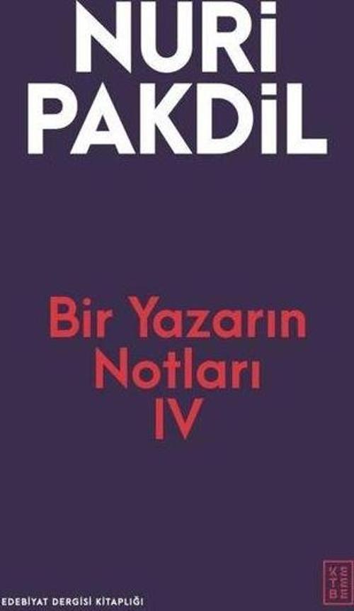 Bir Yazarın Notları 4