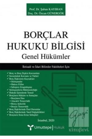 Borçlar Hukuku Bilgisi Genel Hükümler