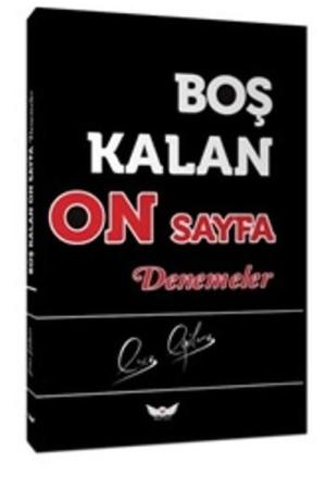 Boş Kalan On Sayfa - Denemeler