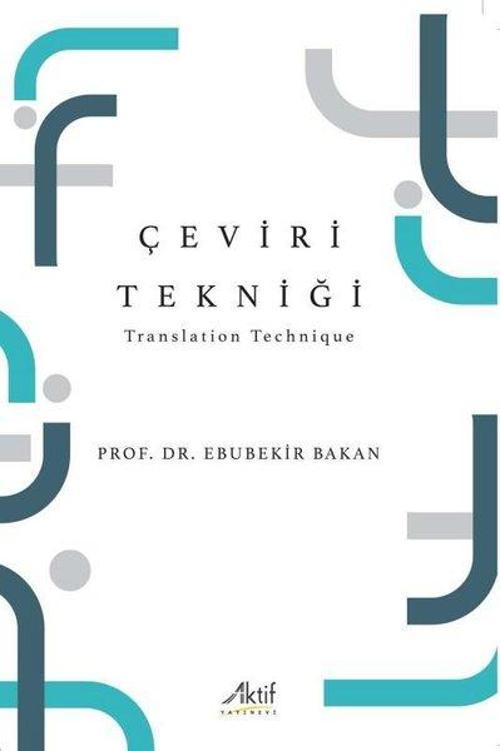 Çeviri Tekniği Translation Technique