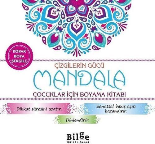 Çizgilerin Gücü - Mandala Çocuklar İçin Boyama Kitabı