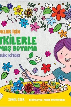 Çocuklar için Bitkilerle Kumaş Boyama Etkinlik Kitabı