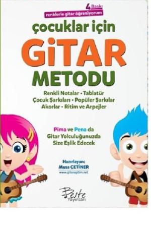 Çocuklar İçin Gitar Metodu Renklerle Gitar Öğreniyorum