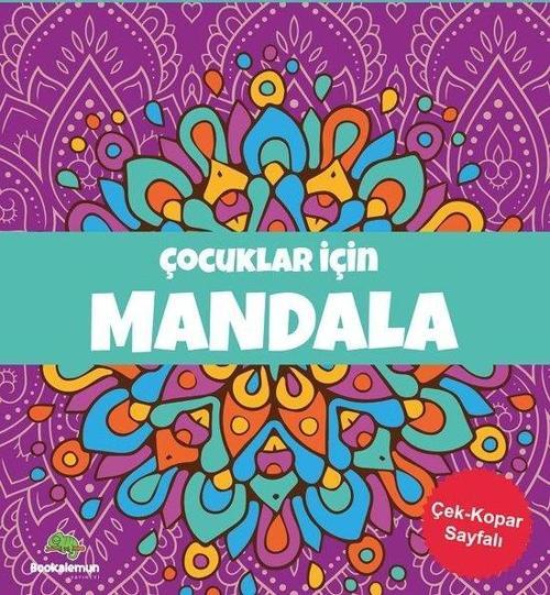 Çocuklar İçin Mandala (Mor)