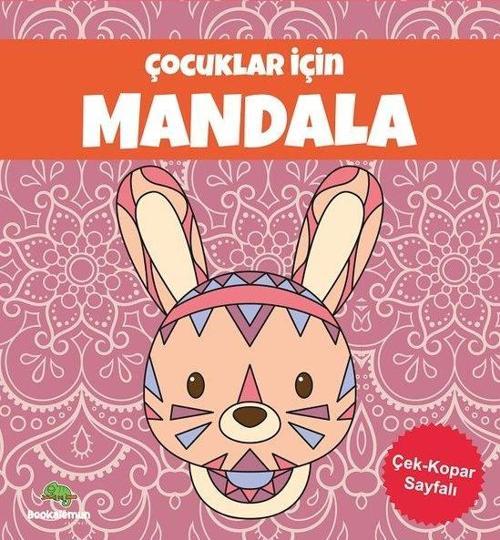 Çocuklar İçin Mandala (Pembe)