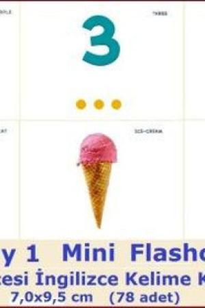 Cosplay 1 Mini Flashcards - Okul Öncesi İngilizce Mini Kelime Kartları (78 adet) (7x9,5)