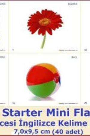 Cosplay Starter Mini Flashcards - Okul Öncesi İngilizce Mini Kelime Kartları (40 adet) (7,0x9,5)