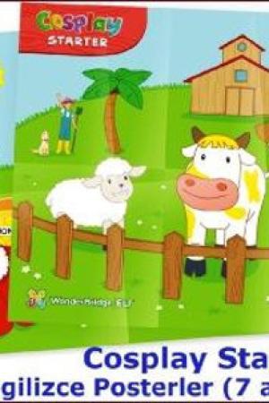 Cosplay Starter Posters - Okul Öncesi İngilizce Posterler (7 adet) (54x76)