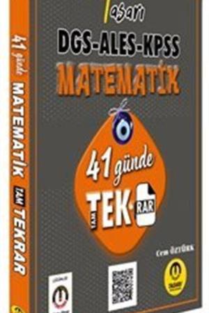 DGS ALES KPSS Matematik 41 Günde Tekrar