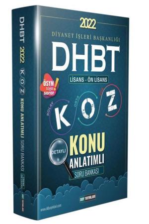 DHBT Koz Lisans Önlisans Konu Anlatımlı Soru Bankası