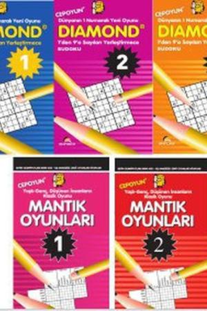 Diamond Zeka Oyunları Dizisi Dünya Beyin Olimpiyatları (5 Kitap)