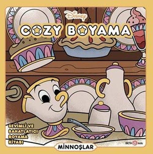 Disney Cozy Boyama, Sevimli ve Rahatlatıcı Boyama Kitabı - Minnoşlar