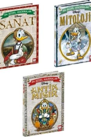 Disney En Güzel Maceralar Sanat + Mitoloji + Antik Mısır Seti (3 Kitap)
