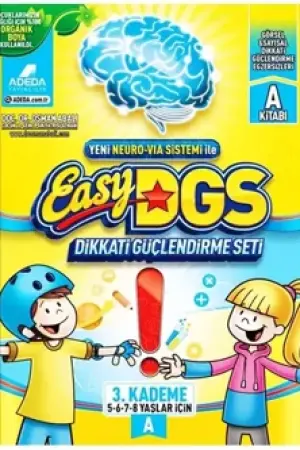 Easy DGS Dikkati Güçlendirme Seti 3. Kademe 5-6-7-8 Yaş A