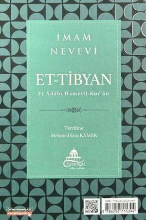 Et-Tibyan Kur'an Okuma Adapları (Arapça-Türkçe)