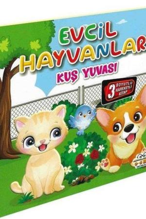 Evcil Hayvanlar - Kuş Yuvası / Hareketli Kitaplar Serisi