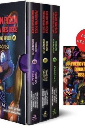 Fazbearin Korkunç Tipleri Poster Hediyeli Kutulu Set (3 Kitap)
