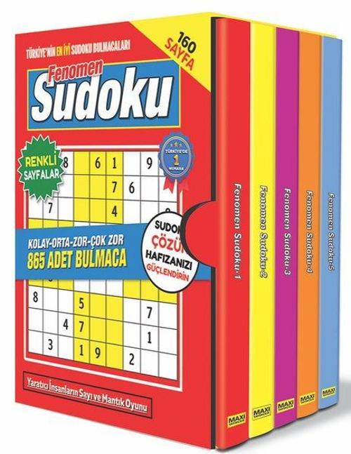 Fenomen Sudoku Bulmaca Seti (5 Kitap)