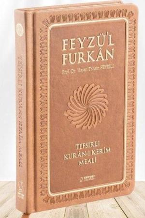 Feyzü'l Furkan Tefsirli Kur'an-ı Kerim Meali (Büyük Boy - Ciltli) (Taba)