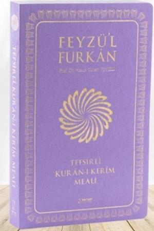 Feyzü'l Furkan Tefsirli Kur'an-ı Kerim Meali (Büyük Boy - İnce Cilt) (Lila)
