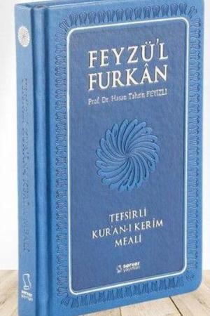 Feyzü'l Furkan Tefsirli Kur'an-ı Kerim Meali (Orta Boy - Ciltli) (Lacivert)