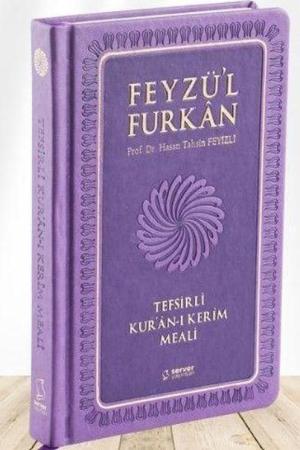 Feyzü'l Furkan Tefsirli Kur'an-ı Kerim Meali (Orta Boy - Ciltli) (Lila)