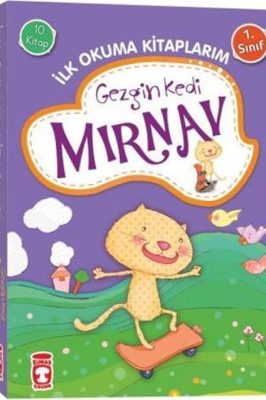 Gezgin Kedi Mırnav İlk Okuma Kitaplarım Set (10 Kitap)