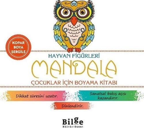 Hayvan Figürleri - Mandala Çocuklar İçin Boyama Kitabı