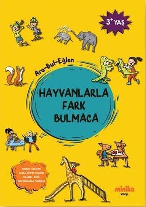 Hayvanlarla Fark Bulmaca / Ara-Bul-Eğlen
