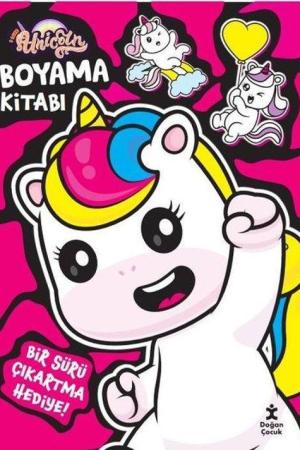 I Love Unıcorn Boyama Kitabı Şeker Pembe