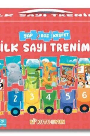 İlk Sayı Trenim - Cırt Cırtlı Yapboz ve Kitap Seti