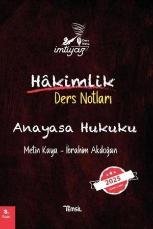 İmtiyaz Anayasa Hukuku Hakimlik Ders Notları