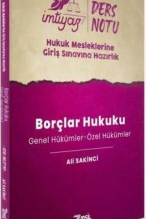 İmtiyaz HMGS Ders Notları Borçlar Hukuku (Genel Hükümler-Özel Hükümler)