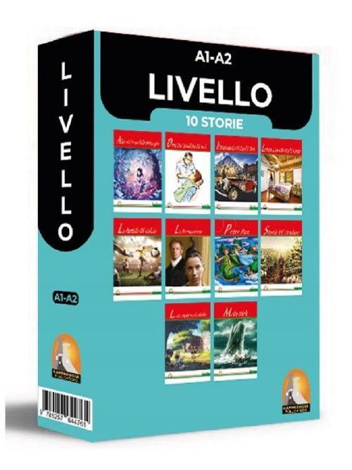 İtalyanca Hikaye 10’lu Hikaye Seti Kutu Tanıtım (A1-A2) Seviyelerinde