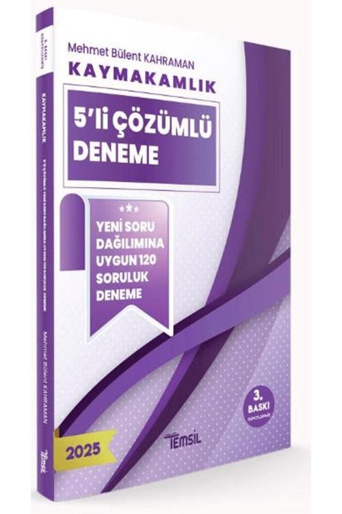 Kaymakamlık 5'li Çözümlü Deneme