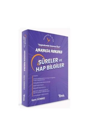 Kaymakamlık Sınavına Özel Anayasa Hukuku Süreler ve Hap Bilgiler