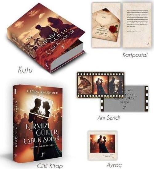 Kırmızı Güller Çabuk Solar II / Hayat Dönemeçleri (Ciltli Kutulu Set)