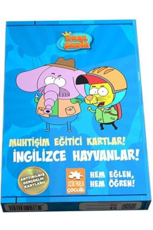 Kral Şakir - İngilizce Hayvanlar / Muhtişim Eğitici Kartlar