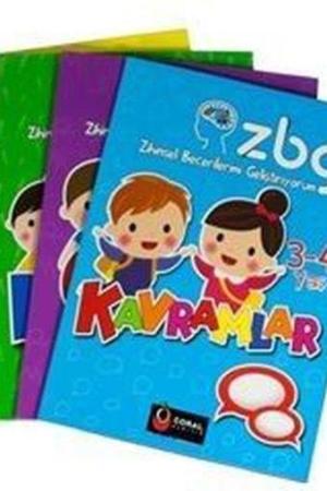Limon Kıds ZBG / Zihinsel Becerilerimi Geliştiriyorum Seti 3-4 Yaş (4 Kitap)
