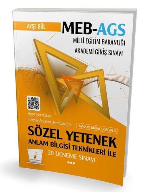 MEB - AGS Hazırlık Anlam Bilgisi Teknikleri ile Sözel Yetenek 20 Deneme Sınavı